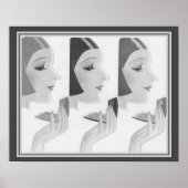 Art Deco Compact Ad 16 x 20 Poster der 30er Jahre (Vorne)