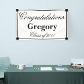 Art Deco Congratulation Graduation Party Banner (Messeveranstaltung)