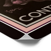 Art Deco Contratto Champagne Ad Poster der 30er Ja (Ecke)