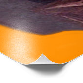 Art Deco Couple Mirror Kürbislaterne Pumpkin Fotodruck (Ecke)