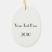 Art Deco Couple Personalisiertes Ornament (Hinten)