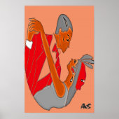ART DECO COUPLE POSTER (Vorne)