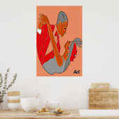 ART DECO COUPLE POSTER (Küche)