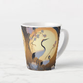 Art Deco Crane 12oz Tasse (Rechte Ecke)