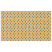 Art Deco Crane - gelber Hintergrund Tischdecke (Vorderseite (Horizontal))