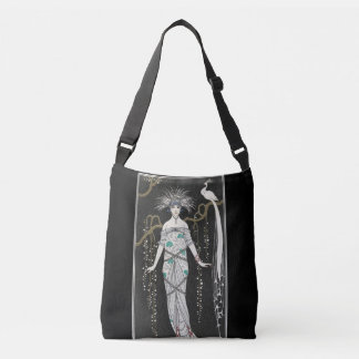 Art-Deco-Crossbody-Bag der 1920er Jahre Tragetaschen Mit Langen Trägern