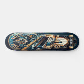 Art Deco Cruiser Deck Skateboard (Horizontal)