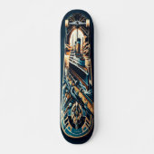 Art Deco Cruiser Deck Skateboard (Vorne)