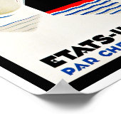 Art Deco Cunard Line Poster (Ecke)