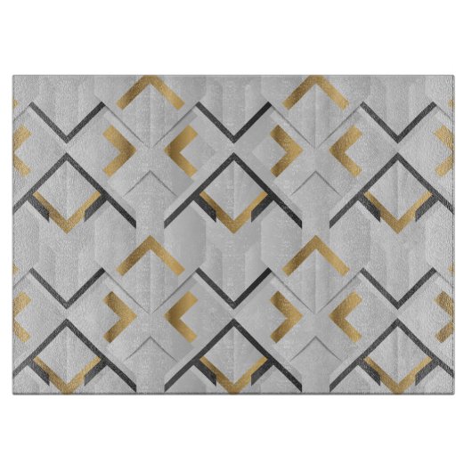 Art Deco Cutting Board Schneidebrett (Vorderseite)