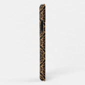 Art Deco Damask Black and Gold Case-Mate iPhone Hülle (Hinten/Rechts)