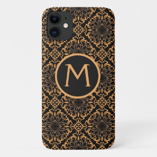 Art Deco Damask Black and Gold Case-Mate iPhone Hülle
