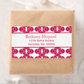 Art-Deco-Damask-Etikett (Insitu)