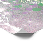 Art-Deco-Dame mit Juwelen - BIANCA: Weihnachten Poster (Ecke)