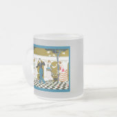 Art Deco Dance Mattglastasse (Vorderseite Links)