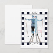 Art Deco Dankeskarte (Vorne/Hinten)