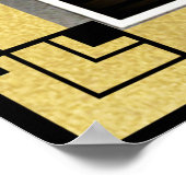 Art Deco Decadence Poster. Poster (Ecke)