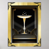 Art Deco Decadence Poster. Poster (Vorne)