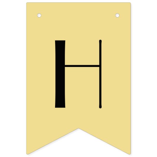 Art Deco Déco Elegante Highlights Wimpelkette (Zweite Fahne)