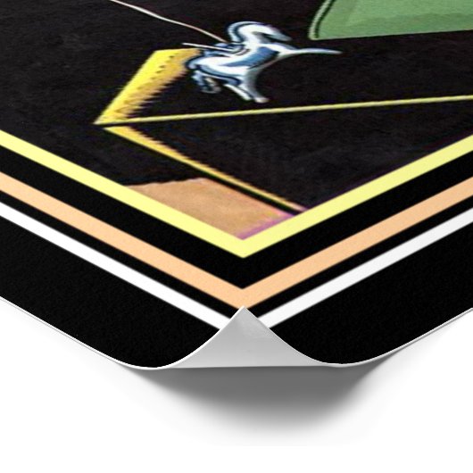 Art-Deco-Dekor der 20er Jahre Print 16 x 20 Poster (Ecke)