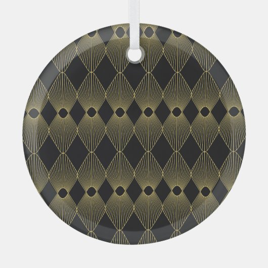 Art Deco Dekoration Nahtloses Muster (Vorderseite)