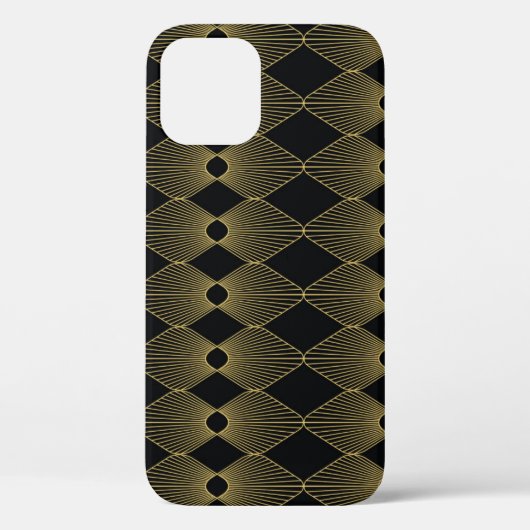 Art Deco Dekoration Nahtloses Muster Case-Mate iPhone Hülle (Rückseite)