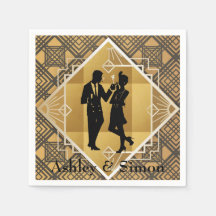 Art Déco der 1920er Jahre. Flapper.