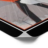 Art-Déco der 1920er Jahre "Rainy Day" Poster (Ecke)