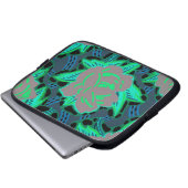 Art Deco Design #10 bei Sunshinedazzle Laptopschutzhülle (Vorne Knopf)