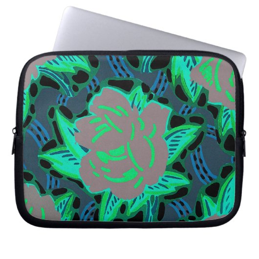 Art Deco Design #10 bei Sunshinedazzle Laptopschutzhülle (Vorderseite)