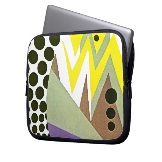 Art Deco Design #10 @ Emporio Moffa Laptopschutzhülle (Vorderseite Links)