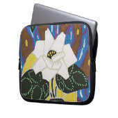 Art Deco Design #12 bei Sunshinedazzle Laptopschutzhülle (Vorderseite Links)