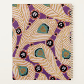 Art Deco Design #1 Peacock Feathers Planer (Rückseite)