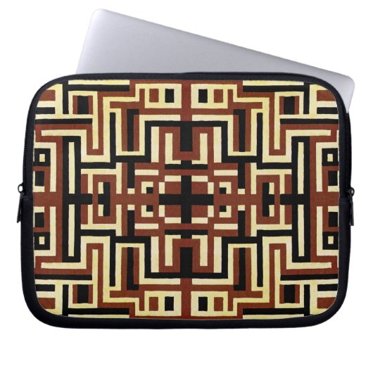 Art Deco Design #2 in Sunshinedazzle Laptopschutzhülle (Vorderseite)
