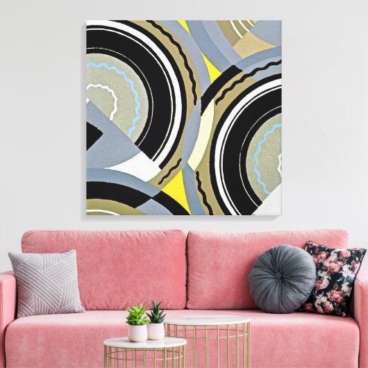 Art Deco Design #2 von Emporio Moffa Leinwanddruck (Insitu (Wohnzimmer))