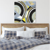 Art Deco Design #2 von Emporio Moffa Leinwanddruck (Insitu (Schlafzimmer))