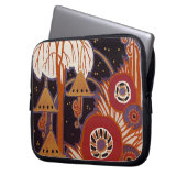 Art Deco Design #4 bei Sunshinedazzle Laptopschutzhülle (Vorderseite Links)