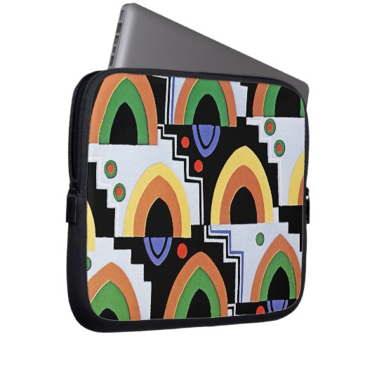 Art Deco Design #4 @ Emporio Moffa Laptopschutzhülle (Vorne Rechts)