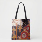 Art Deco Design #4 Exotic Garden Tasche (Vorderseite)