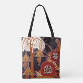 Art Deco Design #4 Exotic Garden Tasche (Rückseite)