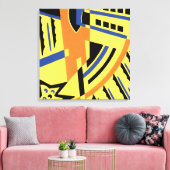 Art Deco Design #5 @ Emporio Moffa Leinwanddruck (Insitu (Wohnzimmer))