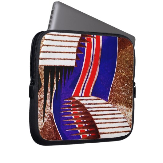 Art Deco Design #6 @ Emporio Moffa Laptopschutzhülle (Vorne Rechts)