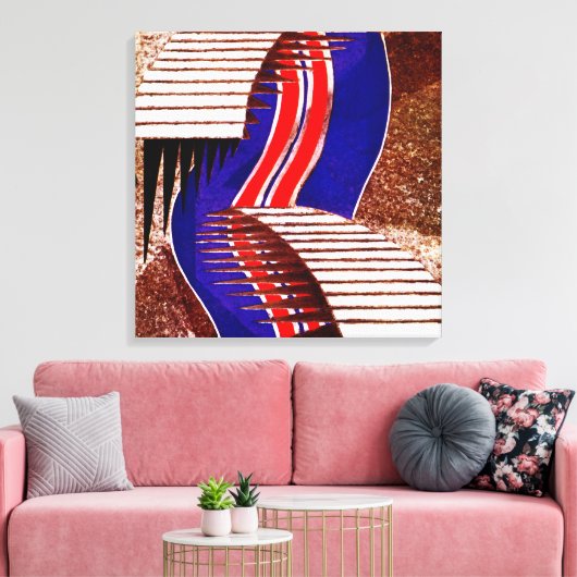 Art Deco Design #6 @ Emporio Moffa Leinwanddruck (Insitu (Wohnzimmer))