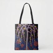 Art Deco Design #6 Exotic Tree Tasche (Vorderseite)