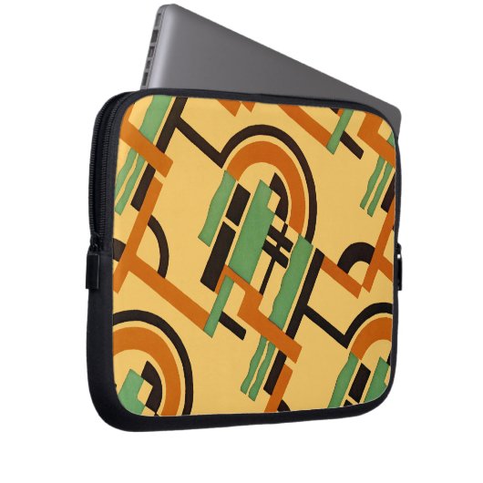 Art Deco Design #7 @ Emporio Moffa Laptopschutzhülle (Vorne Rechts)