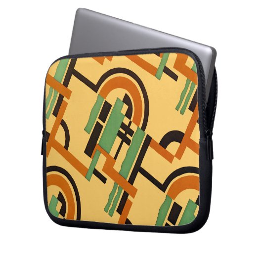 Art Deco Design #7 @ Emporio Moffa Laptopschutzhülle (Vorderseite Links)