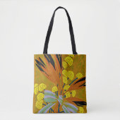 Art Deco Design #8 Floral mit Bow Tasche (Vorderseite)