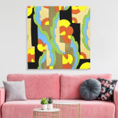 Art Deco Design #9 @ Emporio Moffa Leinwanddruck (Insitu (Wohnzimmer))