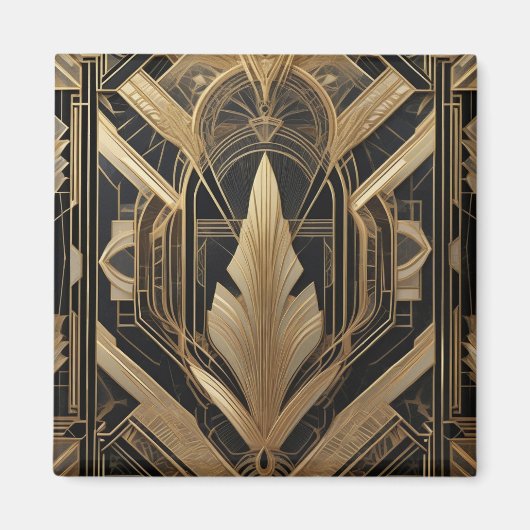 Art Deco Design Architektur 1920er-Türen Magnet (Vorne)