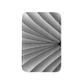 Art Deco Design Badematte (Vorderseite Vertikal)